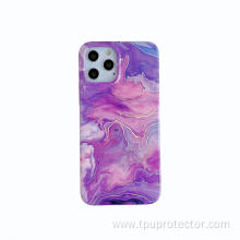 Marbled Silicone TPU Phone Case For IPhone